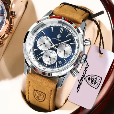 Image de Montre Homme Quartz Étanche Chronographe Lumineux