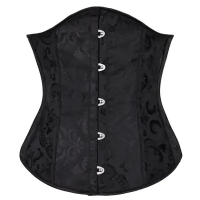 Image de Corset Gothique Floral Push-Up Désossé - Élégance & Séduction