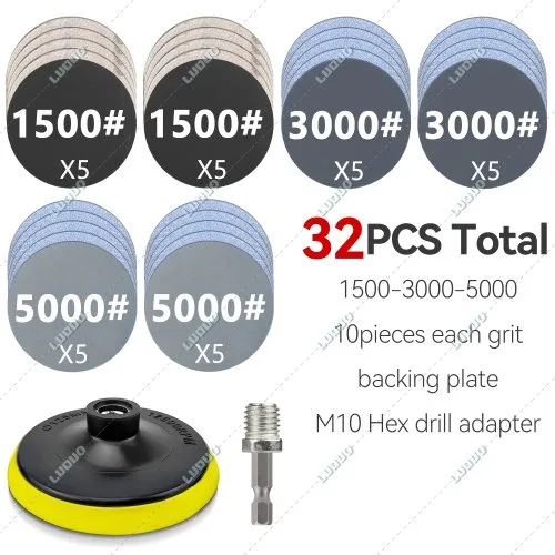 32PCS 1500-3000-5000