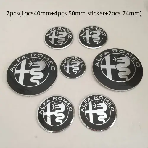 7pcs nouveau noir