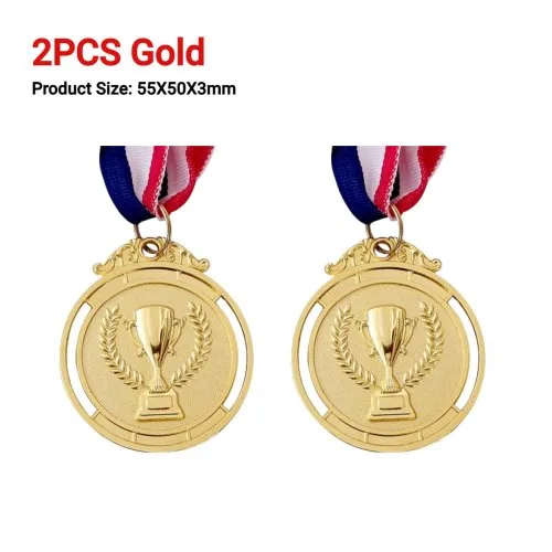 2PCS goud