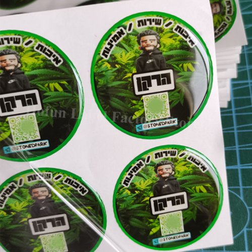Image de Sticker 3D Transparent Personnalisé - Logo en Résine Époxy
