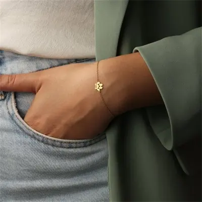 Image de Bracelet Patte Minimaliste Personnalisé