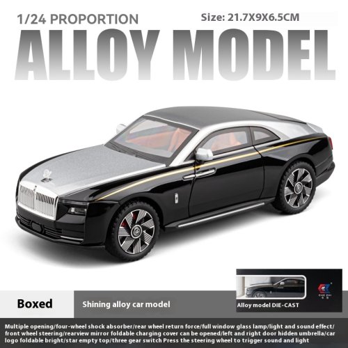 Afbeelding van 1:24 Rolls Royce Spectre Legering Diecast Model Auto Sound & Light Collection Geschenken Kerstcadeau Voor Vriendje Verjaardagscadeautjes