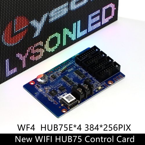 Imagen de Panel LED Inalámbrico P4/P5/P10 con Control WiFi para Interiores