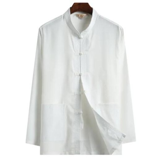 Imagen de Camisa de Dragón Chino para Hombre: Abrigo Tradicional de Kung Fu con Estilo Tang para Año Nuevo y Ocasiones Especiales
