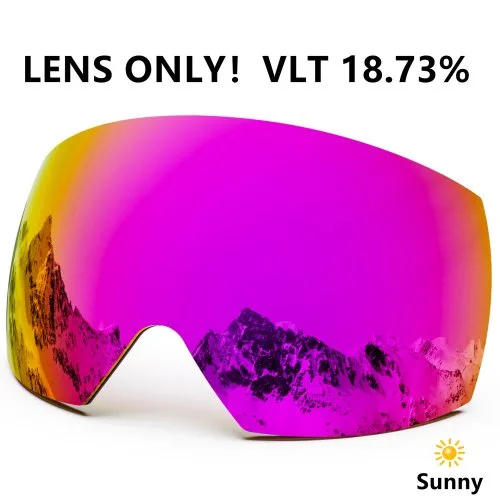 Roze paars lens