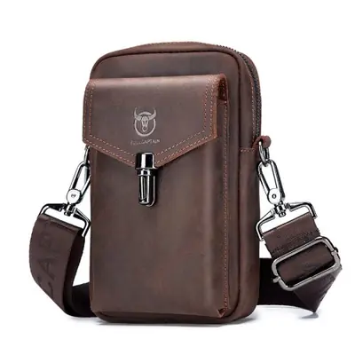 Image de Sac Homme Cuir Multifonctionnel 7 Pouces