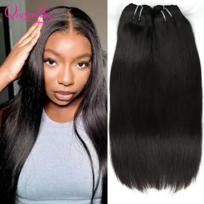 Image de Cheveux Humains Droits 20-24 Pouces - Extensions Queenlike