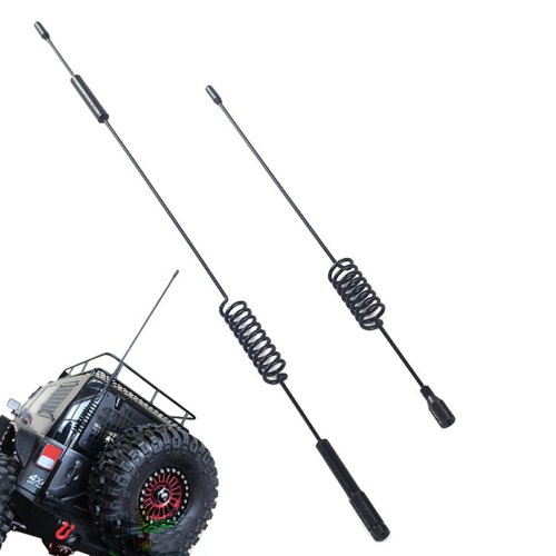 Image of Sturdy Metal Decorative Antenna for 1/10 Scale RC Crawler Cars – Perfect Fit for Traxxas 4x4 Defender and Other Remote Control Vehicles