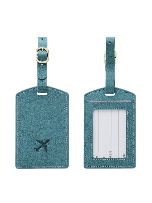 Image de Étiquette de Bagage en Cuir PU Anti-Perte
