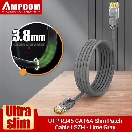 Cat6A utp gris