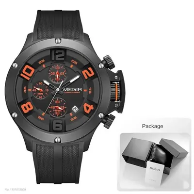 Image de Montre Sport Homme Chronographe Étanche - Grand Cadran Lumineux