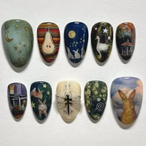 Image de Ongles Faux Fleurs - Élégance & Style en Un Clic
