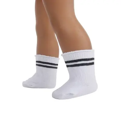 Image de Bottes en Cuir pour Poupée 18 Pouces - Accessoire Chic