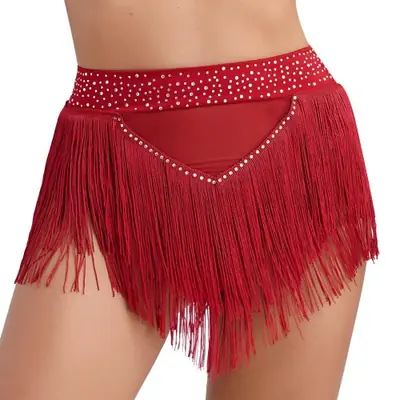 Image de Justaucorps de Danse Étincelant avec Franges & Biscuits