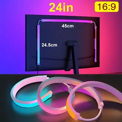 Image de Bande LED RGB Synchronisée pour Écran - Éclairage Ambiance USB