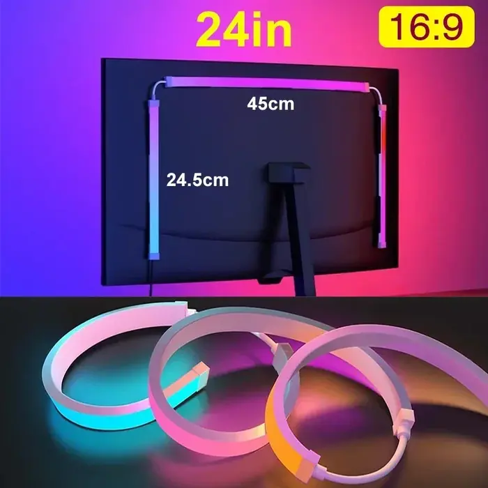 Image de Bande LED RGB Synchronisée pour Écran - Éclairage Ambiance USB