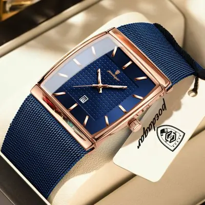 Image de Montre Homme Luxe Acier Inoxydable - Élégante & Résistante