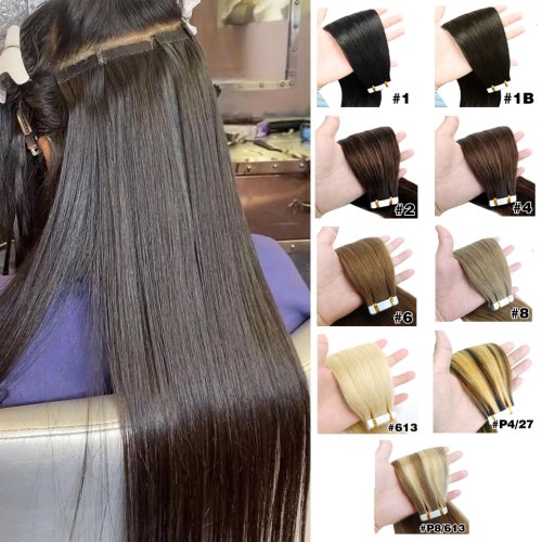 Immagine di Estensioni Capelli con Nastro Invisibile - Colore Naturale