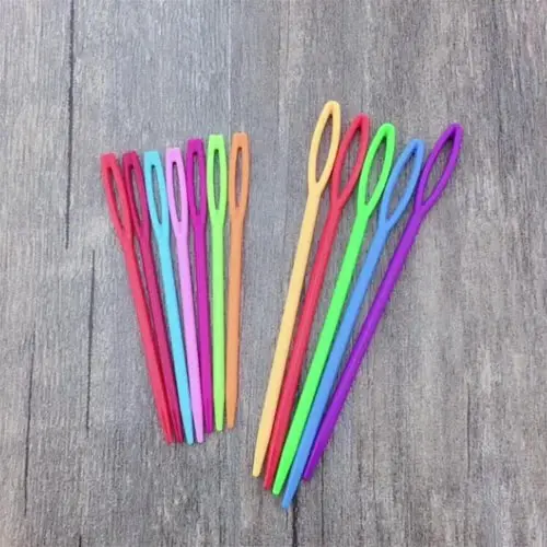 Image de Aiguilles à Tricoter Colorées pour Enfants - 20 Pièces