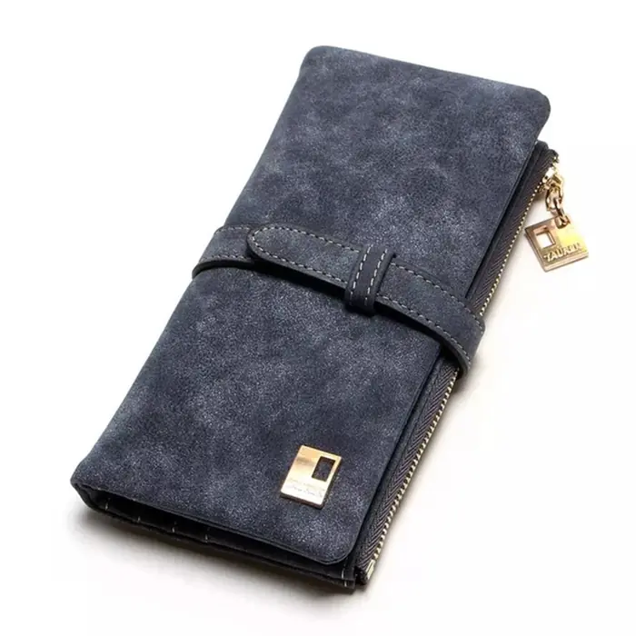 Image de Portefeuille Long Luxe Femme - Multifonction & Élégant