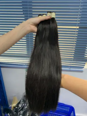 Image de Cheveux Humains Remy Vietnamiens Raides - Vrac Naturel