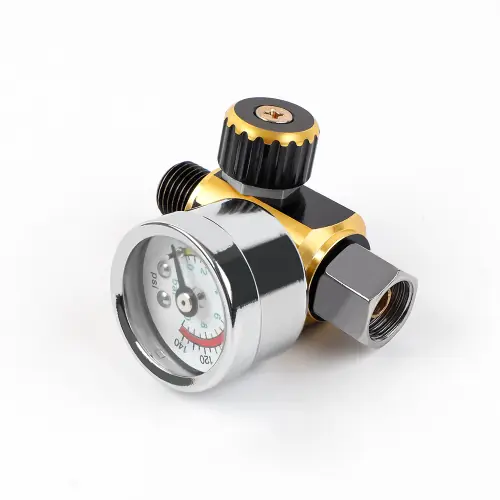 Image de Régulateur de Pression d'Air avec Manomètre - 0-140 psi