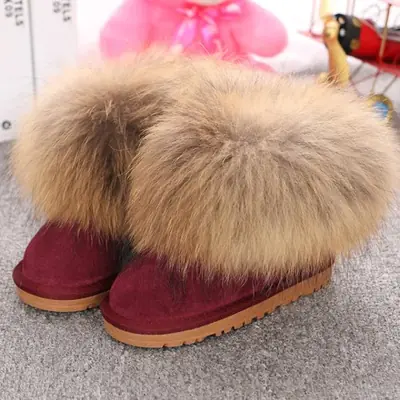 Image de Bottines Hiver Femme - Cuir & Fourrure de Renard