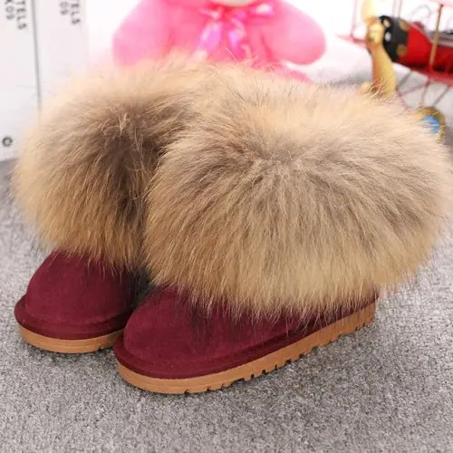 Image de Bottines Hiver Femme - Cuir & Fourrure de Renard