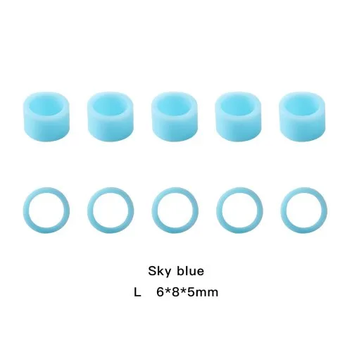 100 piezas grande azul cielo