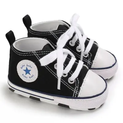 Image de Chaussures Bébé Premiers Pas - Imprimé Étoile Anti-Dérapant