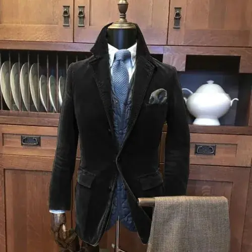 Image de Veste Automne Homme Velours Côtelé - Style Décontracté 2025