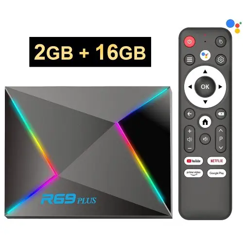 Image de Box TV Ultra HD 8K avec Commande Vocale