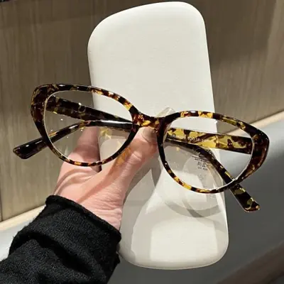 Image de Lunettes Myopie Rétro Anti-Lumière Bleue - Style Chat