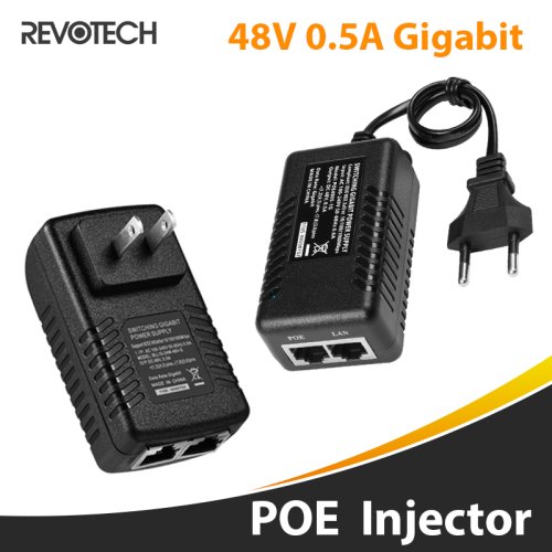 Bild von Gigabit PoE-Injektor 48V – Plug & Play für IP-Kameras