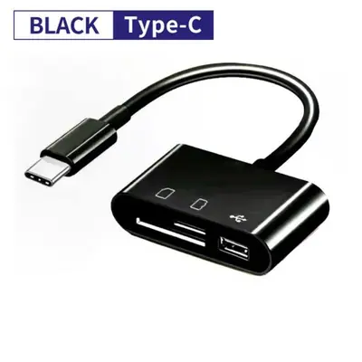 Image de Lecteur USB-C pour Cartes SD/TF - Haute Vitesse