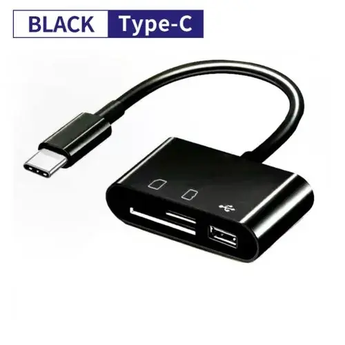 Image de Lecteur USB-C pour Cartes SD/TF - Haute Vitesse