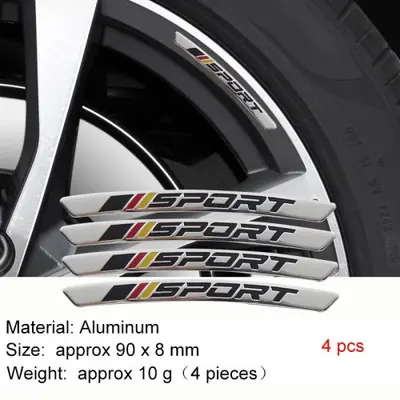 Image de Autocollants Jantes Voiture - Édition Limitée Aluminium