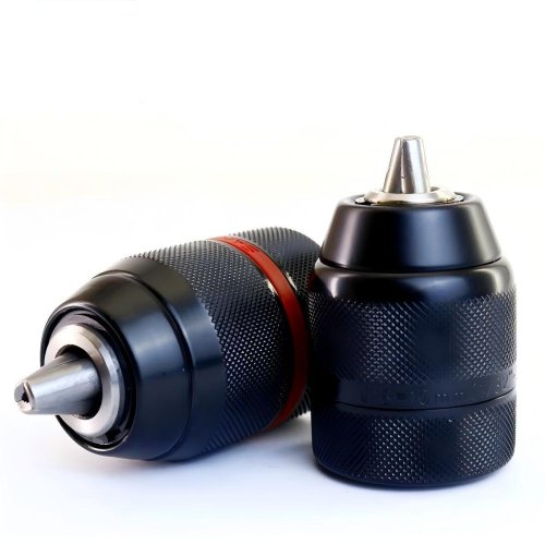 Afbeelding van Zware Metalen Snelspanboorhouder met Hex Shaft, SDS Socket en Vierkante Vrouwelijke Adapter – 1/2" 20UNF, 10mm & 13mm voor Professionele Metaalbewerking