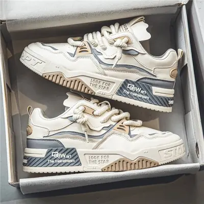 Image de Baskets Homme Respirantes à Lacets - Confort & Style 2026