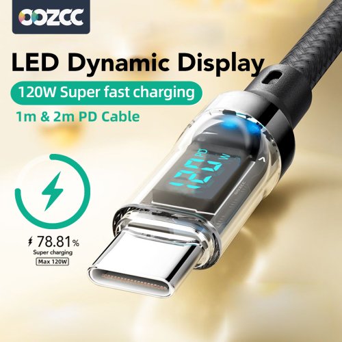 Imagen de Cable USB Tipo C a Lightning de 120W con Carga Rápida y Transferencia de Datos para iPhone 14 Pro y Dispositivos iOS