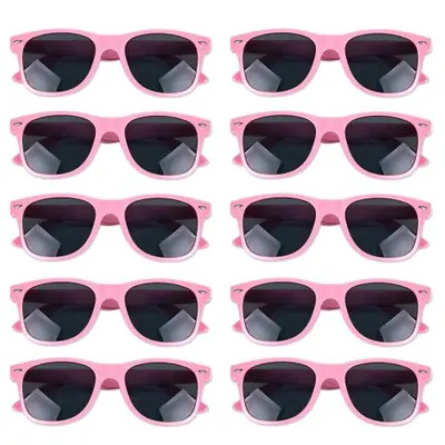 Image de Lunettes de Soleil Cœur Carré - Lot de 10 pour Enterrement de Vie de Jeune Fille