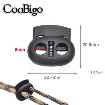 Image de Bouchons Cordon 5mm - Lot de 20 Accessoires Colorés