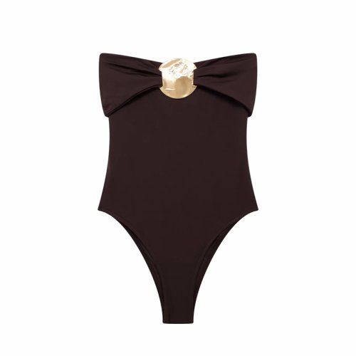 Immagine di MUJER 2025 Body estremo da donna con spalle scoperte Body sexy per donna Corpo nero One Pieces Abiti sexy Lingerie Body Suits Donna