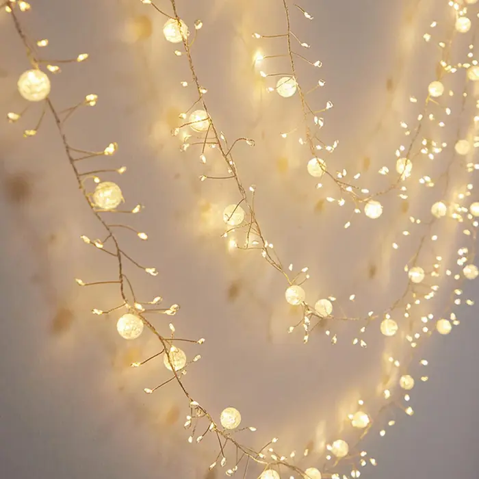 Image de Lumière LED Cristal Craquelé - Décoration Noël Extérieure