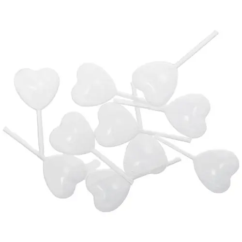 Image de Compte-gouttes Coeur Transparent 4ml - Lot de 50