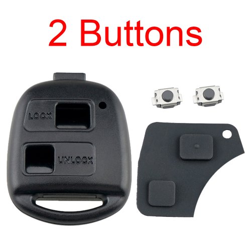 Image de Coque Clé Voiture 2 Boutons - Compatible Toyota