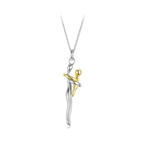 Image de Pendentif Maman & Enfant - Argent Sterling 925 Bicolore