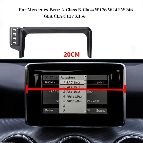 Image de Support Téléphone Voiture pour Mercedes Classe A/B/GLA/CLA